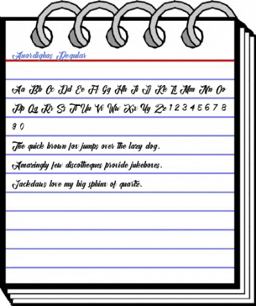 Anordighos Regular Font
