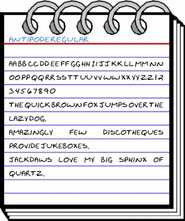 Antipode Regular Font