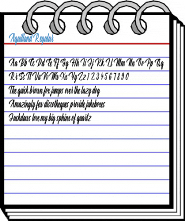 Aquilland Regular Font