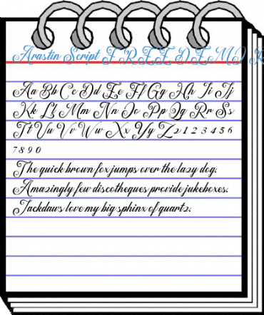 Arastin Script FREE DEMO Regular Font
