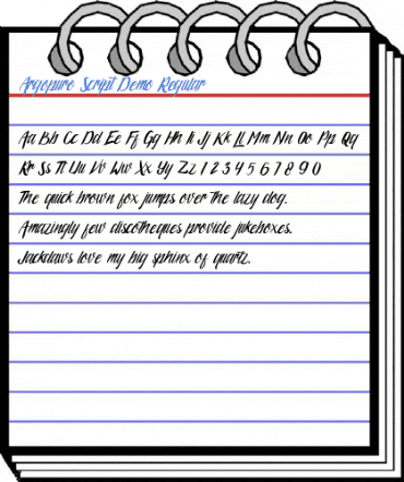 Argopuro Script Demo Regular Font