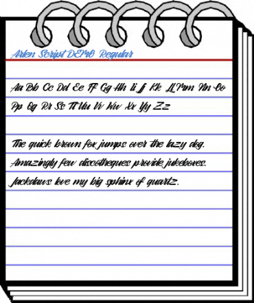 Arlen Script DEMO Regular Font