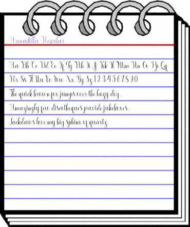 Armadilla Regular Font