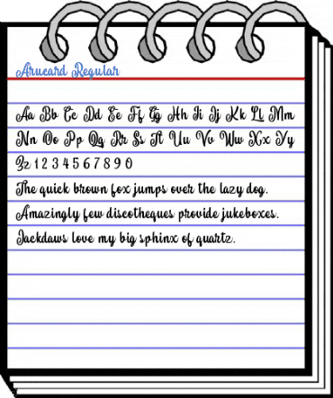 Arucard Regular Font