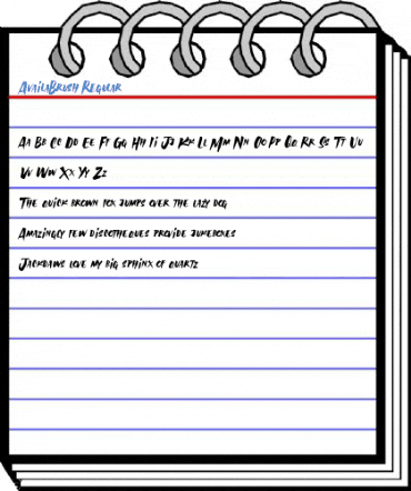AvailaBrush Regular Font