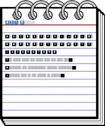 B21 Regular Font