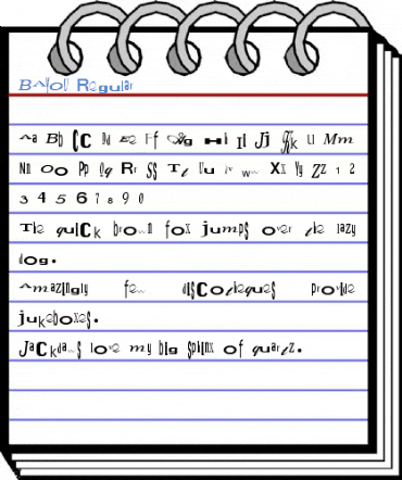 BAYOU Regular Font
