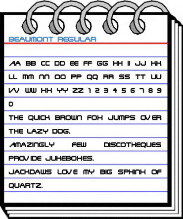Beaumont Regular Font