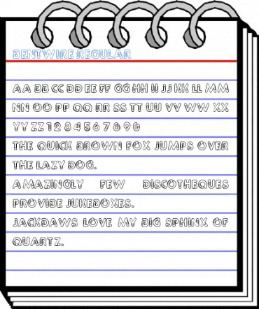 Bentwire Regular Font