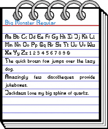 Big Monster Regular Font