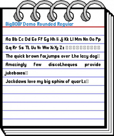 BigBOBY Demo Rounded Regular Font