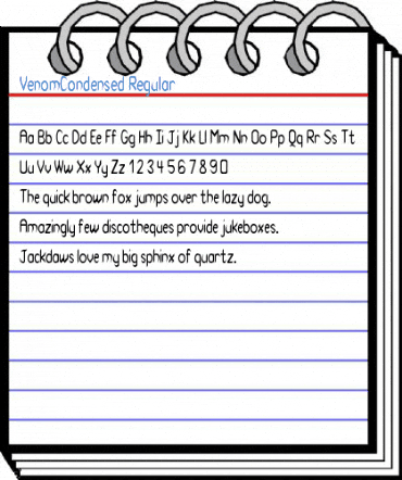 VenomCondensed Regular Font