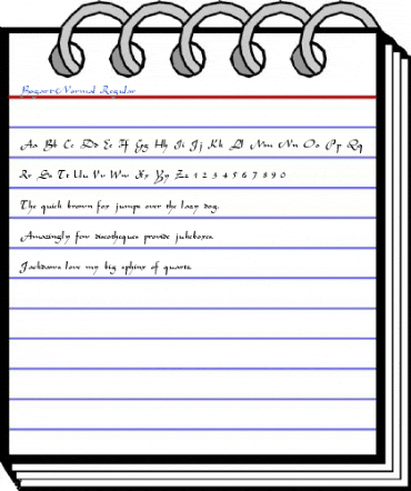 Bogart-Normal Regular Font