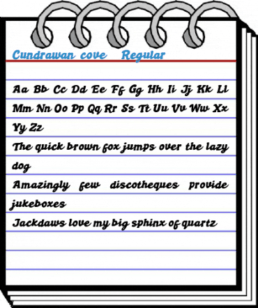 Cundrawan (cove703) Regular Font