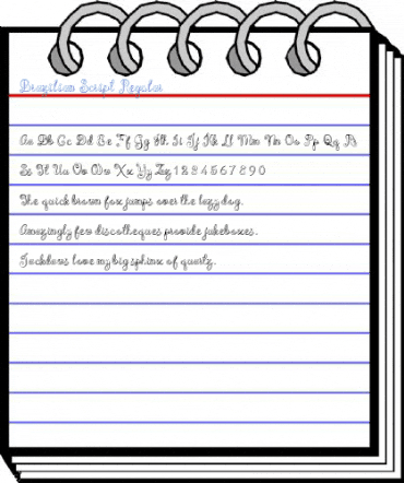 Brazilian Script Regular Font