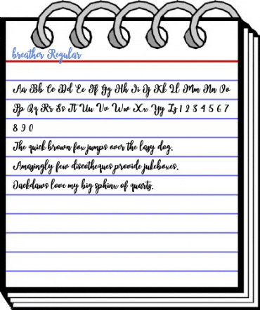 breather Regular Font