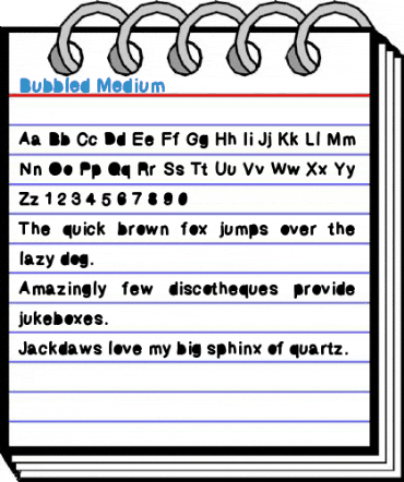 Bubbled Medium Font