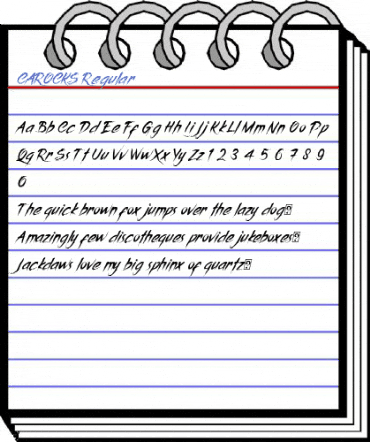 CAROCKS Regular Font