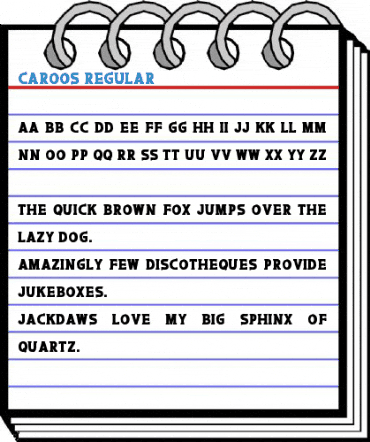 Caroos Regular Font