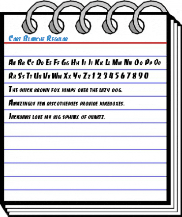 Cart Blanche Regular Font