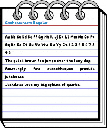 Cashewcream Regular Font