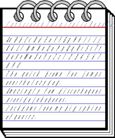 CatScratch Thin Italic Regular Font