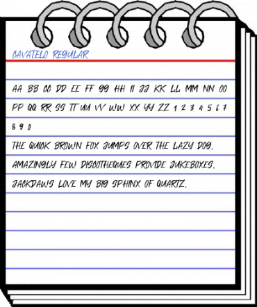 Cavatelo Regular Font