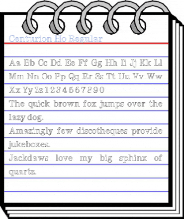 Centurion Ho Regular Font