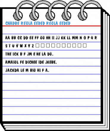 Chadbourne Regular Extended Regular Extended Font