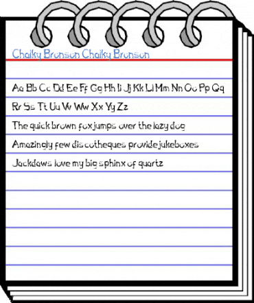 Chalky Bronson Chalky Bronson Font
