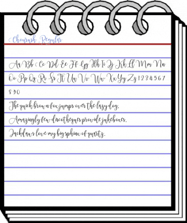 Chourush Regular Font
