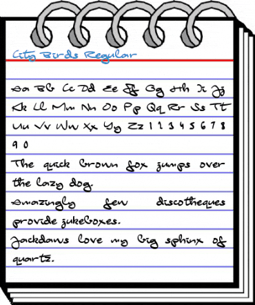 City Birds Regular Font