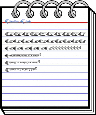 Clasicalderibbon Regular Font