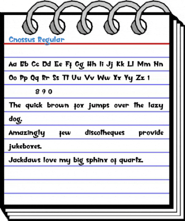 Cnossus Regular Font