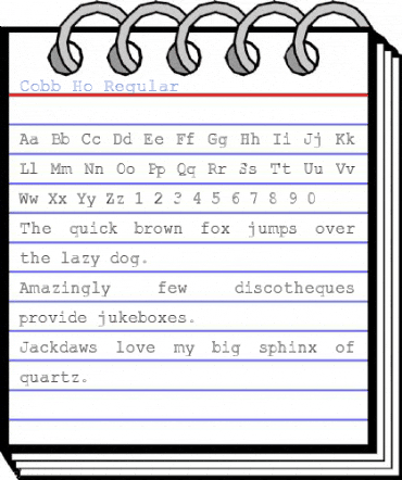 Cobb Ho Regular Font