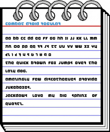 Combat Droid Regular Font