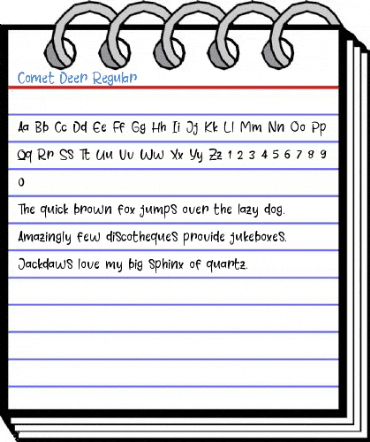 Comet Deer Regular Font