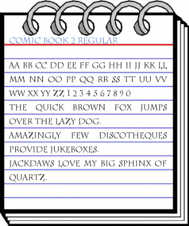 Comic Book 2 Regular Font