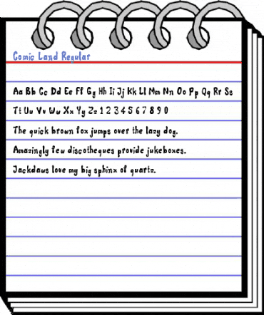 Comic Land Regular Font