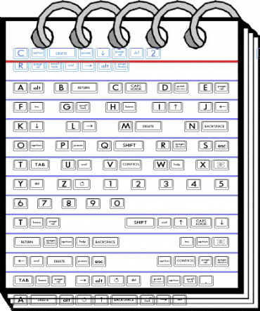 Compkey2 Wide Regular Font