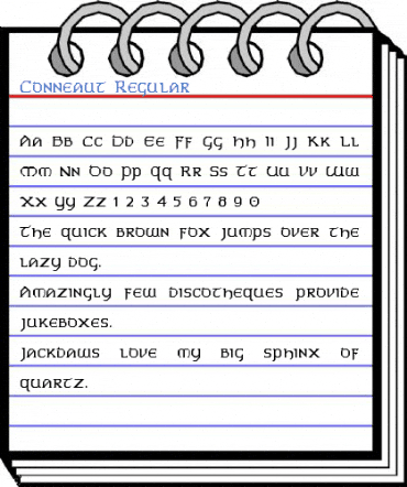 Conneaut Regular Font
