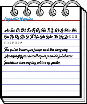 Copacetic Regular Font