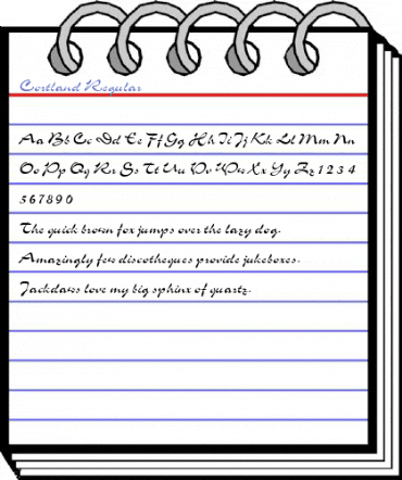Cortland Regular Font