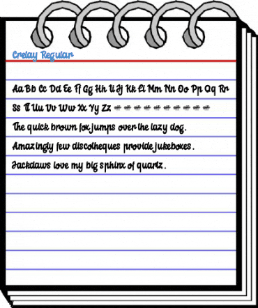 Crelay Regular Font