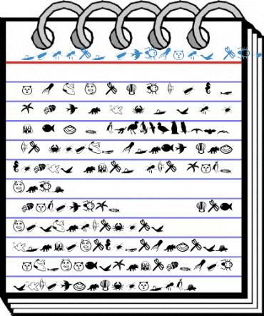 Critter Dingbats Regular Font
