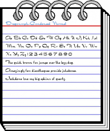 Dragonwyck-Condensed Normal Font