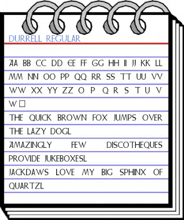 Durrell Regular Font