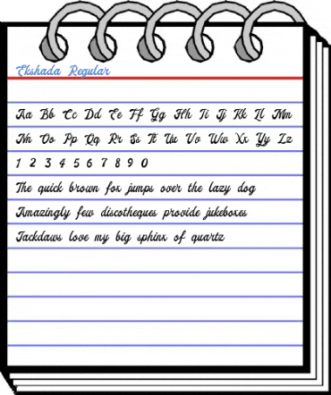 Ekshada Regular Font