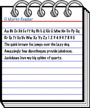 El Marko Regular Font