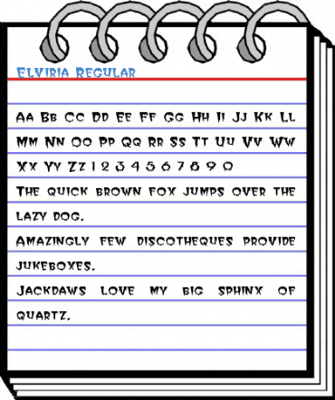 Elviria Regular Font
